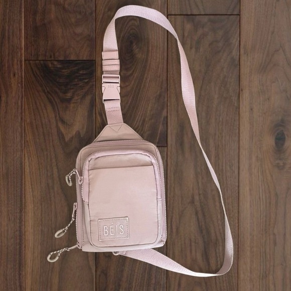 BEIS The Sport Sling in Atlas Pink Crossbody Bag - Picture 2 of 7